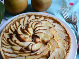 Tarte à la compote et pommes #sans oeuf