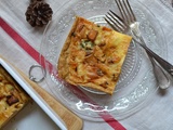 Tarte à la patate douce et fromage bleu #végétarien
