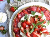 Tarte aux fraises sans cuisson