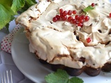 Tarte aux groseilles meringuée