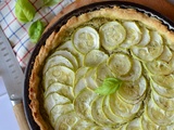 Tarte courgette pesto #sans oeuf #végétarien