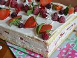 Tiramisu aux fraises #gâteau de fêtes