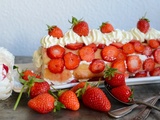 Tiramisu roulé aux fraises #dessert