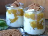 Verrines mascarpone spéculoos et mirabelles