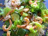 Salade asiatique de crevettes