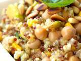 Salade de Quinoa aux Courgettes et aux Pesto
