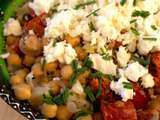 Salade Méditerranéenne aux Poix Chiches et au Chorizo