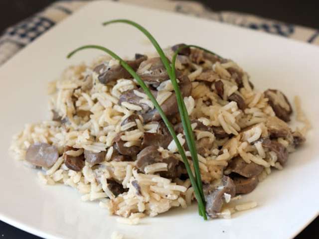 Recettes de Sauce aux champignons et Riz