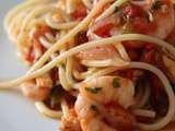 Spaghettis aux fruits de mer
