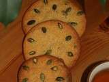 Cookies aux graines de courges