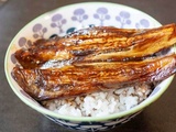 Anguille grillée végane à base d’aubergines (nasu no shōjin kabayaki)