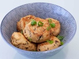 Croquettes de tofu aux carottes, algues et champignons (ganmodoki)
