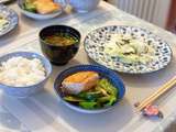 Saumon et légumes grillés et marinés (yakizuke)