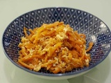 Sauté de carottes aux œufs d’Okinawa (ninjin shirishiri)