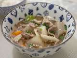 Soupe miso au porc et aux légumes (tonjiru)