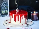 Bloody cake d'Halloween ou quand le gâteau saigne