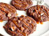 Cookies chocolat et caramel