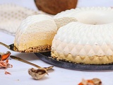 Entremets exotique : coco, mangue et passion
