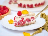 Framboisier léger au mascarpone