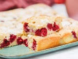 Gâteau léger aux framboises