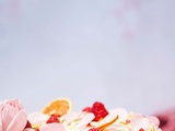 Layer cake rose framboise ultra romantique