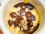 Mug cookie : le cookie prêt en 5 minutes top chrono