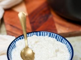 Riz au lait au rice cooker (sans surveillance, ultra-crémeux)