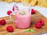Smoothie framboise express et délicieux