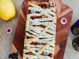 Tarte momie d'halloween aux pommes - facile et pas chère