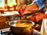Ce vieux geste de grand-mère transforme un simple bouillon en remède magique