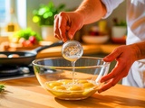 Comment obtenir une omelette légère et mousseuse avec un ingrédient inattendu