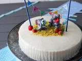 Fraisier pistache_gâteau d’anniversaire