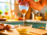 Technique de la bouteille pour séparer les blancs des jaunes d’œuf facilement