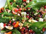 Salade healthy mâche, feta & grenade