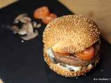 Burger veggie aux champignons & fromage à raclette