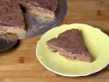 Cheesecake à la pâte à tartiner chocolat-noisettes