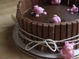 Gâteau « La mare aux cochons » – « Pigs in the mud » cake