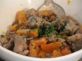 De la tradition culinaire française… une blanquette de veau (et une soupe gratinée)