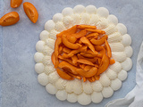 Pavlova abricots et fleur d'oranger
