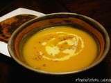 Soupe butternut – pomme – gingembre