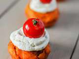 Cupcakes de l'été : tomates - basilic, vous allez adorer