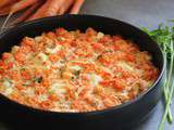 Paschtida aux carottes ou clafoutis aux carottes et à la fêta sans gluten