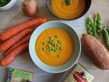 Soupe de patate douce et carottes