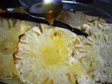 Ananas rôti au Golden Syrup et vanille