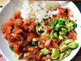 Poke bowl (salade de saumon cru à l'hawaïenne)