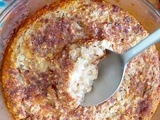 Porridge aux épices chaï et cuit au four