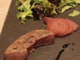 Escalope de foie gras pochée au vin chaud