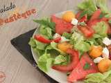 Salade sucrée salée: Melon, Pastèque, chèvre