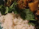 Curry de mangue, brocolis et courgette