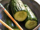 Pickles confiné : Tsukemono de concombre